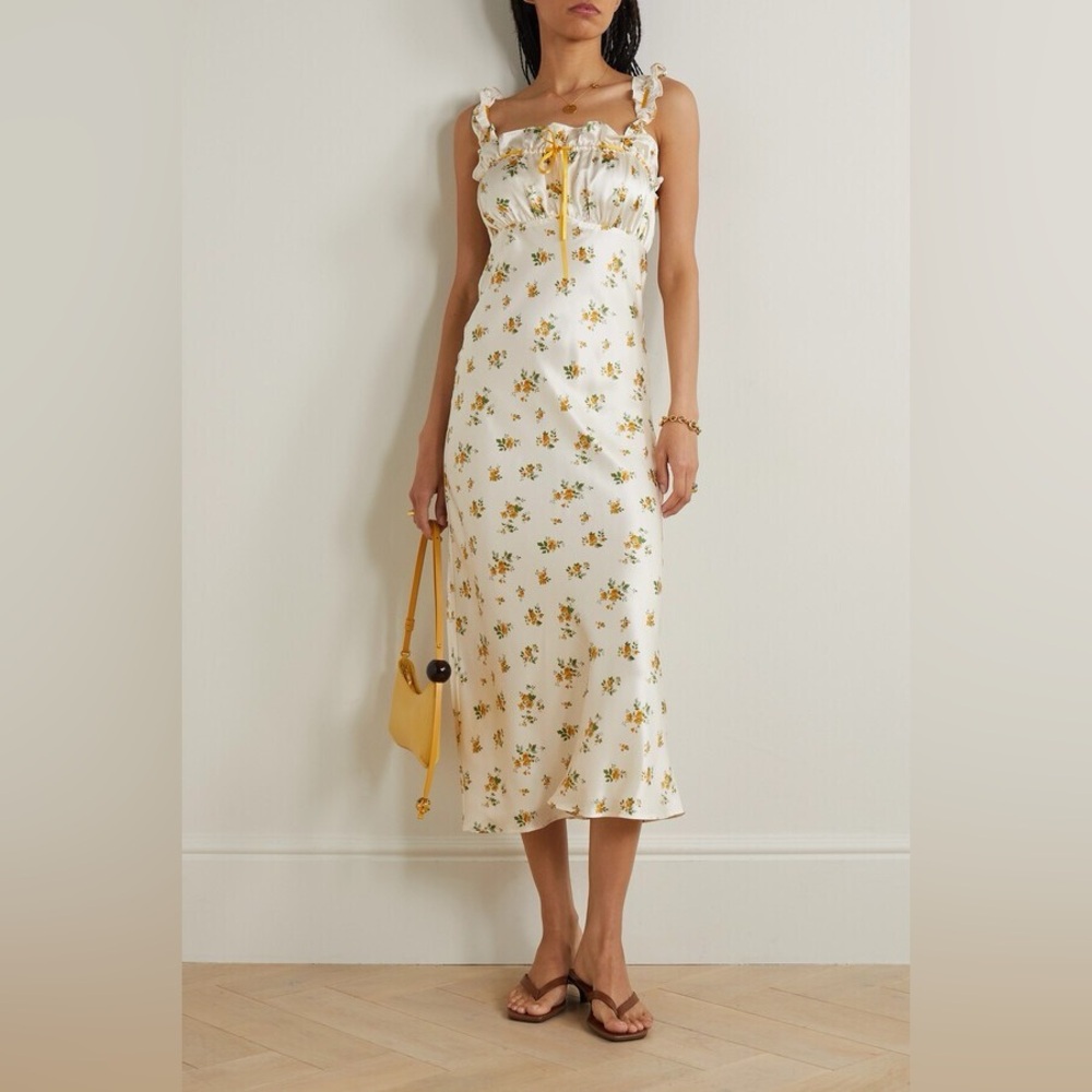 Reformation erdem silk dress